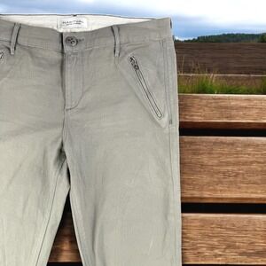 Habitual Jeans Women 30 Amalia Hi Rise Zip‎ Skinny Gray Denim Pants Waxy